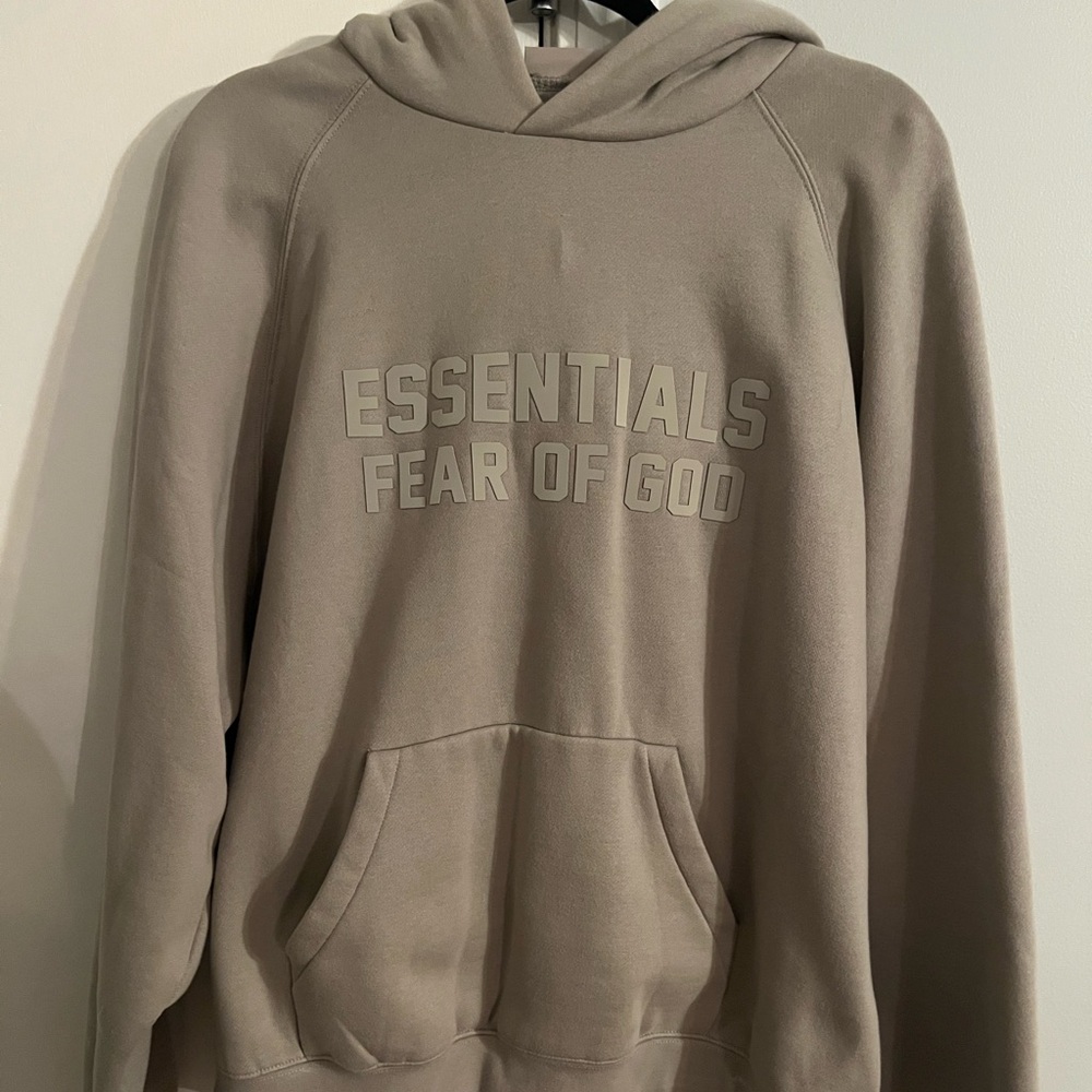 Essentials Fear Of God Tan Sweatshirt Medium